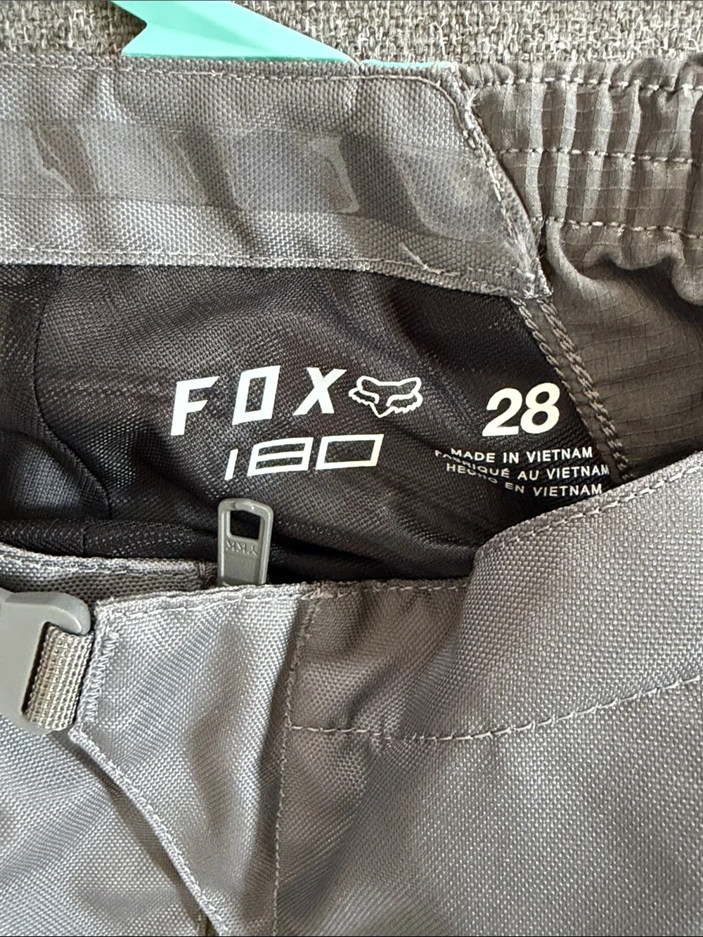 Fox women’s  Neon Yellow & Teal Motocross Pants - Picture 3 of 3